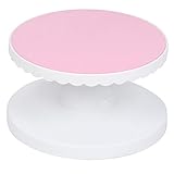 Kuchen Drehteller Ständer Küche Backwerkzeug Tortenständer Kompakt & Leicht Gesunder Kuchen Dekorativer Tisch Kuchensockel Drehteller für die Heimküche(Drehscheibe, 23CM)