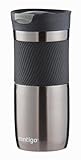 Contigo Thermobecher Byron Snapseal, Edelstahl Isolierbecher, Kaffebecher to go, auslaufsicher, spülmaschinenfester Deckel BPA-frei, 470