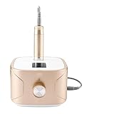 YEZIN Nagelpflege-Kit, 2500. 0RPM Nagelbohrmaschine Elektrische Maniküre-Maschine für alle Gelnägel Entfernung 18W Professionelle Maniküre Set File Kit Werkzeuge (Color : Gold)