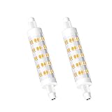 Eofiti 2x R7s LED 78mm 8W LED R7S Warmweiß 2700K J78 Lampe Slim 720lm ersetzt 70W Halogenlampe Leuchtmittel 230V 83 Ra Hohe CRI 20mm Einfach zum E