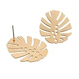 GANGGANG TYEHH 10 stücke Gold Farbe Metall blapper Blatt blätter Ohrstecker Post pins Basis ohrring steckverbinder linker schmuck herstellung zubehö