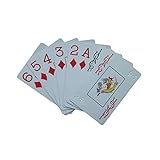 RDXFIN Braille Spielkarte，Professional Braille Card Set, 54 Karten，mit Großen Zeichen for Senioren Menschen Mit Sehbehinderung Spiel Kartensp