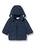 Chicco Baby-Jungen Parka Imbottito Con Cappuccio. Regenjacke, blau, 56