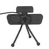 Haowecib Video-Webcam, Computerkamera, drehbar für Online-Konferenz-O