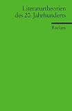 Literaturtheorien des 20. Jahrhunderts (Reclams Universal-Bibliothek)