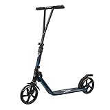 HUDORA BigWheel Generation V 205, dunkelblau | Leicht Faltbarer Scooter Roller Big Wheel | Tretroller mit extra hoher Laufruhe, 14123/00