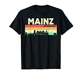 Mein Mainz Skyline Deutschland Heimat Stadt Souvenir T-S