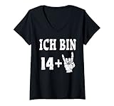 Damen 16 Jahre Rocker Geschenkidee Sechzehn 2005 Sohn Metaller Fun T-Shirt mit V