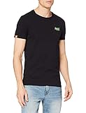 Superdry Herren OL NEON LITE Tee T-Shirt, Schwarz (Black 02A), M