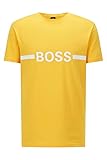 BOSS Herren RN Slim Fit T-Shirt, Medium Yellow722, XS