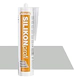 S-Polybond® SILIKONprofi, Alkoxy- Silikon 310ml Kartusche Dichtstoff für Innen-und Außen Sanitär, Küchenbereich, Bausilikon, uvm. MEKO frei (lichtgrau RAL7035, 5x Kartuschen)