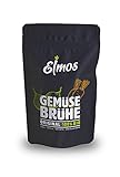 Elmos Bio Gemüsebrühe 'Original' | 100% Bio: 300g Brühe ohne Zusätze | Salzarm mit 63% Gemüseanteil | Vegan & Laktosefrei | Ohne Geschmacksverstärker, Glutamat, Zucker, Hefe, Stärk