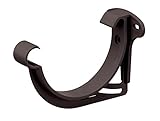 INEFA ® Rinnenhalter halbrund Dunkelbraun NW 100, 1 Stück,