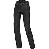 FLM Motorradhose Damen Touren Nubuk Lederhose 1.0 schwarz 38, Tourer, S