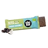 Natural Protein Snack 12er Pack, BIO & Vegan, leckerer Geschmack, 12x 50 g | Veganer Proteinriegel (Choco Coconut)
