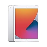 2020 Apple iPad (10,2 Zoll, WLAN + Mobilfunk, 32 GB) Silber (Generalüberholt)