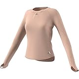 adidas Damen T-Shirt Supernova TKO UV, beige, M, CE1749