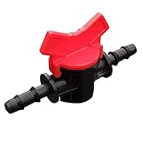 1PC Garden Water Connectors, 3.5mm 4mm 6mm 8mm 10mm 12mm 16mm 20mm 25mm Water Regulator Water Flow Switch Water Stop Valve For 3-12MM Hose Silica Gel Tube (Size : 16mm)