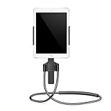 QFdd Handy-Halterung zum Aufhängen, flexibel, drehbar, für Smartphones und Tablets von 8,9 - 26,9 cm (3,5 - 10,6 Zoll)