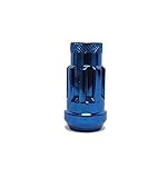 Monster Lug 33002U Sicherungsmuttern, 14 mm x 3,8 cm, Blau, 4 Stück