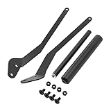 FangFang Motorrad Windschutzscheibenständer Halter Telefon Handy GEOGRAPHISCHES POSITIONIERUNGS SYSTEM Navigationshalterung fit für YAMAHA NIKEN 900 2019 (Color : Black)