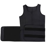 HHuin Gummi Body Sculpting Weste Gürtel Verbundener Schweißanzug Enge Fitnessproduk