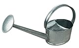 HRB Zinkgießkanne 5 oder 10 L, Gießkanne feuerverzinkt, Metallgießkanne (Zinkgießkanne, 5 L)