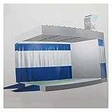 KFGDFD Windschutzscheibe Pavillon Durchsichtige Plane Pergola Wasserdicht Schiebevorhang Terrassenvorhang Transparent Waschanlage, Dach, Terrasse, 47 Größen (Size : 8x3m)