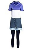 IOONCHI Luz Noceda Cosplay Kostüm Amity Elfen Sportkleidung PE Halloween Cosplay Uniform Karneval Weihnachten Anime Mittelalter Casual Outfit, weiß, L