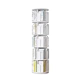 QIFFIY Bücherregal 5 {Tiere drehbare Bücherregal Einfache Home Floor Racks Modern Rack Home Möbel Student Runde Buch Regal Bücherschrank (Color : White)