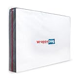 WRAPPYBAG® – Schutzhülle aus Kunststoff für Matratzen – 3 Größen erhältlich – wasserdichte und reißfeste Aufbewahrungstasche – Für Umzug, Lagerung & Transp