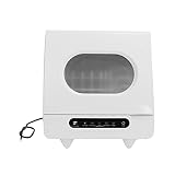 Zerone Tischgeschirrspüler, Intelligenter Kleiner Geschirrspüler Tragbarer mit 5 Funktionen, LED-Kontrollanzeigen(1200 W)