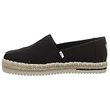 TOMS Alpargata Platform Rope Sole Cloud Grey Canvas 12 B (M)