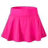 NP Sport Tennis Skorts Fitness Kurzer Rock Badminton Atmungsaktiv Schnell Trocknend Frauen Sport Anti Exposition Tennisrock Gr. M,