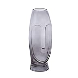 Blumenvase Gesicht Vase Moderne Minimalism Nordic Stil Anti-Keramik-skulptur Blumen-anlage Halter Hauptdekoration Tischmittelstück (glatt, XL)