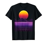 Outrun Synthwave Vaporwave Ästhetik 80er Jahre Retro T-S