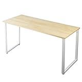 TOPSKY 250 kg Tragfähigkeit Simple Schreibtisch (150cm, Oak + White)