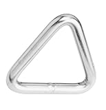 Yacht Steel Triangel-Ring, geschweißt und poliert, 6mm, 40