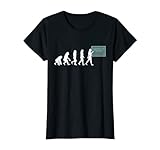 Lehrerinnen Evolution Schule Lustiges Lehrerin Geschenk T-S