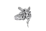 WINDALF Bohemia Elben-Ring LUANA 24 mm Jugendstil Vintage Wunschring Antik Gipsy-Freundschaftsring 925 Sterlingsilber (Sterlingsilber, 52)