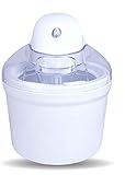 Perfect Mix Eismaschine Eiscreme Maschine 4in1( Speiseeismaschine Speiseeisbereiter, Sorbet Maschine, Frozen Yoghurt Maschine, Eiswürfelbehälter ), 1,2 L, Eisherstellung 15 min. + 3x Speiseeisp
