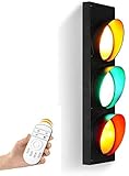 Tricolor Wandlampe, Einstellbar Mit Fernbedienung, Kreative Bar Club Dekoration Wand Beleuchtung Glas Lampenschirm, 5W*3