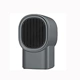 WYBFZTT-188 Tragbare elektrische Heizung Mini-Fan-Heizungs-Desktop-Haushalts-Handy-Heizherd-Kühler-Wärmer-Maschine for den Winter (Color : Gray)