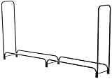 CLP Kaminholzständer Wilster I Robuster Kaminholzständer Aus Metall I Holzlager Im Industrial Look I Stapelhilfe Für Brennholz, Farbe:anthrazit, Größe:240x120x36