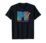 MTV Colorful Logo Music Television T-S