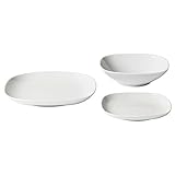 IKEA Värdera Geschirr-Set, 18-teilig, Weiß