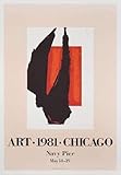 Kunst Chicago von Robert Motherwell Poster Kein Frame Board für Büro-Dekor, Familie und Ihre Freunde 11,7 * 16,5 Z