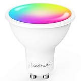 Laxihub Smart Lampe 10S Smart Lampe Glühbirne Dimmbare Birne Led Glühbirne Farbwechsel Wlan Licht Smart Glühbirne Mehrfarbige Glühbirne Kompatibel mit Amazon Alexa, Google, 1PC