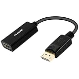 BENFEI DisplayPort zu HDMI Adapter, Vergoldeter DisplayPort/DP von Computer/Laptop zu HDMI von Monitor/TV/Projektor Konverter (Nicht bidirektional, Nicht kompakt mit USB-Anschluss)