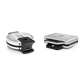 WMF LONO Waffeleisen Edition, Herzwaffeleisen, stufenlos einstellbarer Bräunungsgrad,cromargan matt/silber & WMF LONO Sandwichtoaster,oder XXL-Toasts cromargan matt/silb